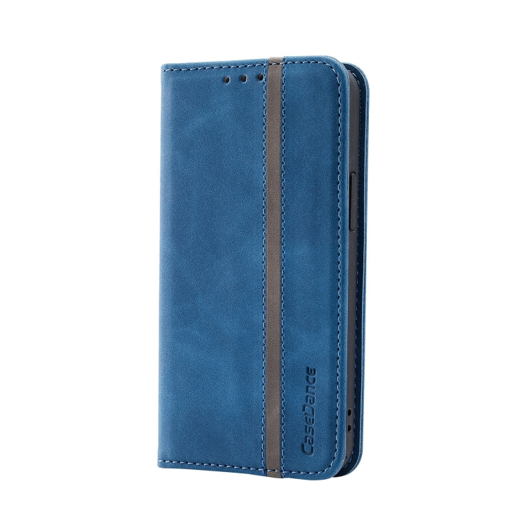 For iPhone 11 Pro Max Splicing Skin Feel Magnetic Leather Phone Case