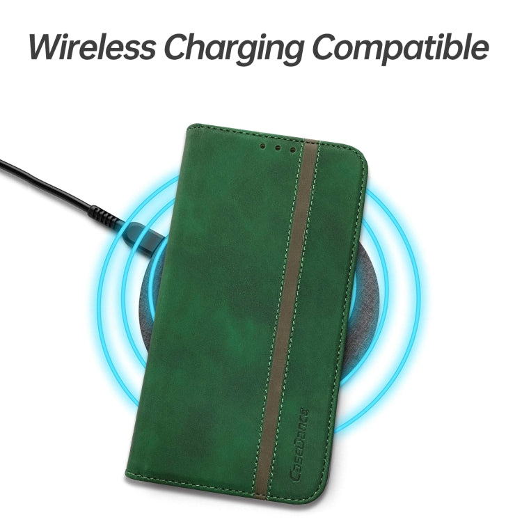 For iPhone 11 Pro Max Splicing Skin Feel Magnetic Leather Phone Case