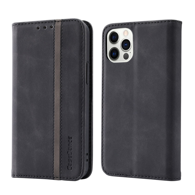 For iPhone 11 Pro Splicing Skin Feel Magnetic Leather Phone Case