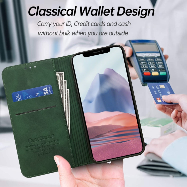 For iPhone 11 Splicing Skin Feel Magnetic Leather Phone Case