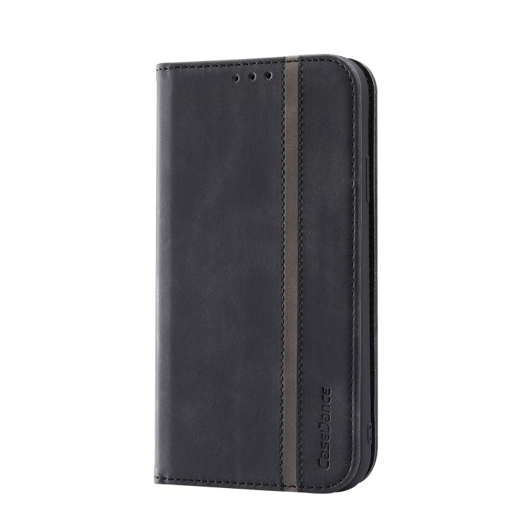 For iPhone X / XS Splicing Skin Feel Magnetic Leather Phone Case