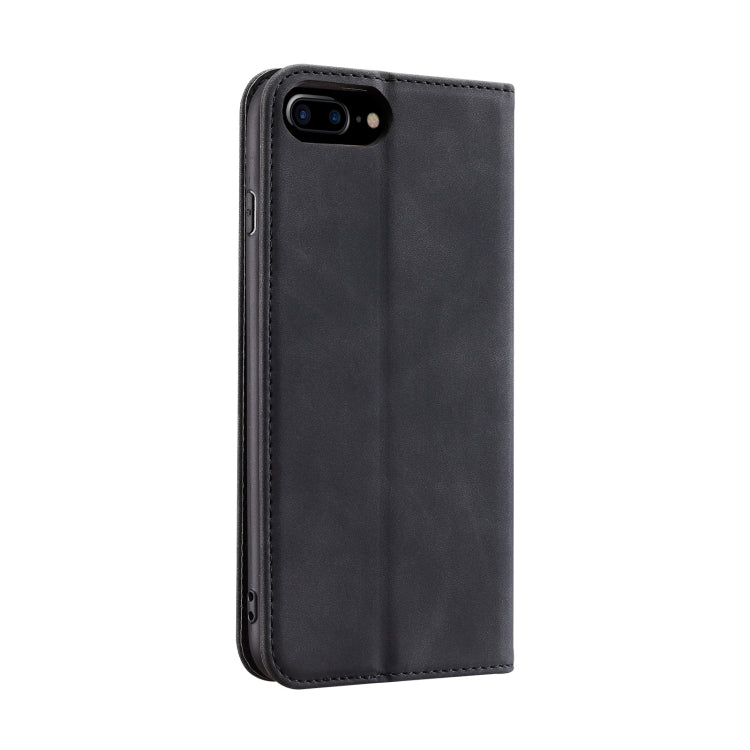 Splicing Skin Feel Magnetic Leather Phone Case For iPhone 8 Plus / 7 Plus