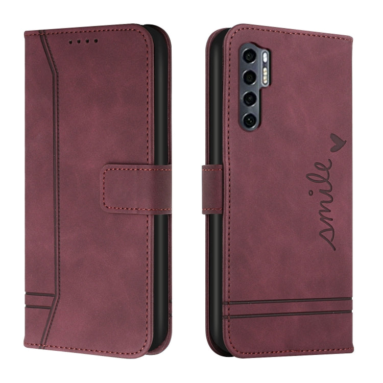 For TCL 20 Pro 5G Retro Skin Feel Horizontal Flip Soft TPU + PU Leather Phone Case