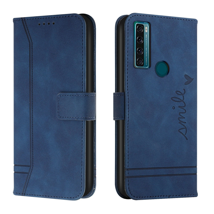 For TCL 20 SE Retro Skin Feel Horizontal Flip Soft TPU + PU Leather Phone Case