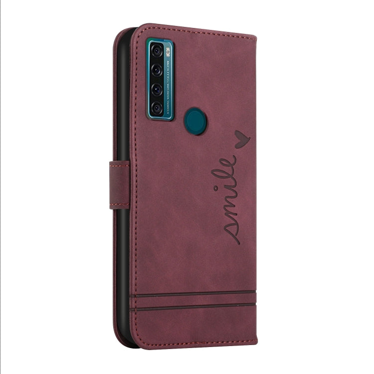 For TCL 20 SE Retro Skin Feel Horizontal Flip Soft TPU + PU Leather Phone Case