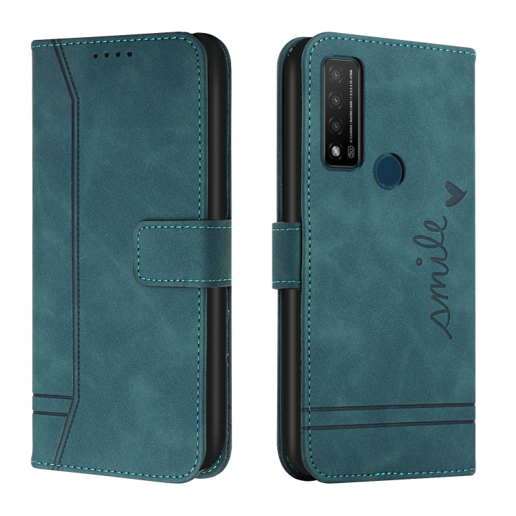 For TCL 20 R 5G Retro Skin Feel Horizontal Flip Soft TPU + PU Leather Phone Case