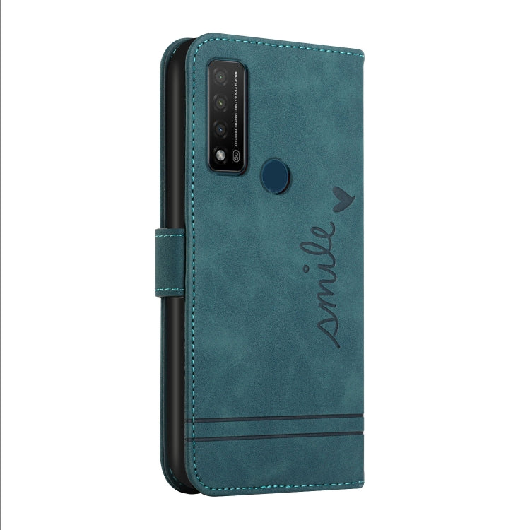 For TCL 20 R 5G Retro Skin Feel Horizontal Flip Soft TPU + PU Leather Phone Case
