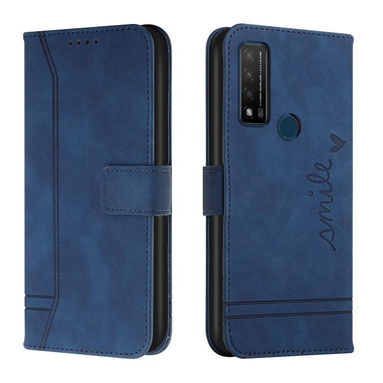 For TCL 20 R 5G Retro Skin Feel Horizontal Flip Soft TPU + PU Leather Phone Case