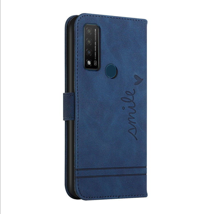 For TCL 20 R 5G Retro Skin Feel Horizontal Flip Soft TPU + PU Leather Phone Case