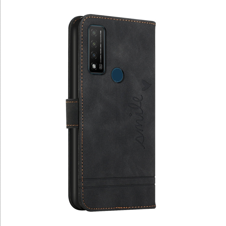 For TCL 20 R 5G Retro Skin Feel Horizontal Flip Soft TPU + PU Leather Phone Case