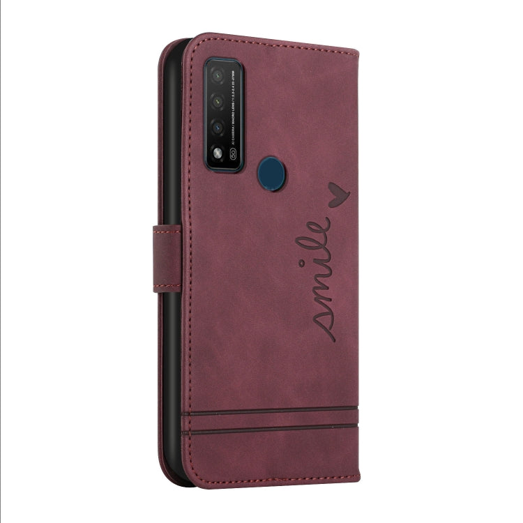 For TCL 20 R 5G Retro Skin Feel Horizontal Flip Soft TPU + PU Leather Phone Case