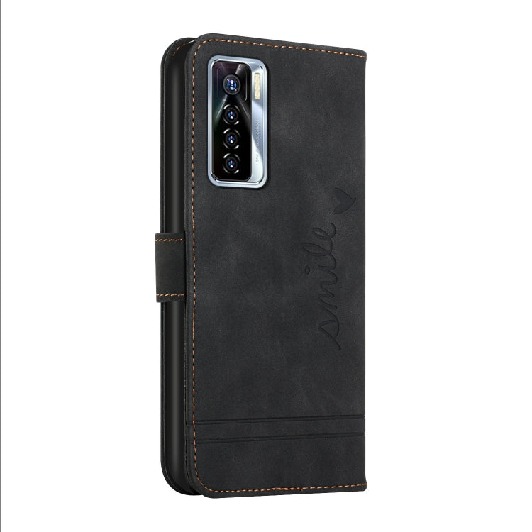 For Tecno Camon 17 Pro Retro Skin Feel Horizontal Flip Soft TPU + PU Leather Phone Case