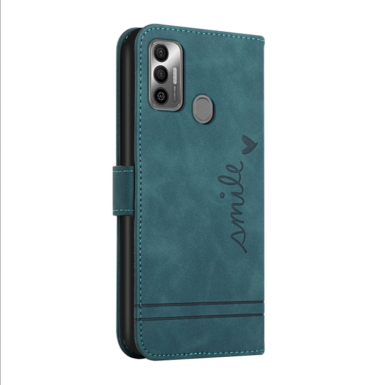 For Tecno Spark 7 Retro Skin Feel Horizontal Flip Soft TPU + PU Leather Phone Case