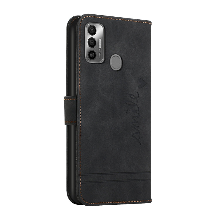 For Tecno Spark 7 Retro Skin Feel Horizontal Flip Soft TPU + PU Leather Phone Case
