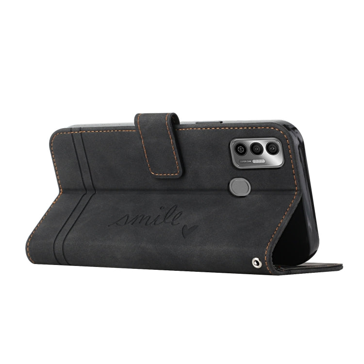 For Tecno Spark 7 Retro Skin Feel Horizontal Flip Soft TPU + PU Leather Phone Case