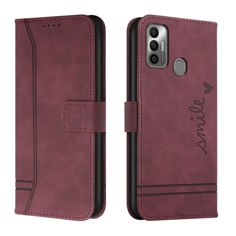 For Tecno Spark 7 Retro Skin Feel Horizontal Flip Soft TPU + PU Leather Phone Case