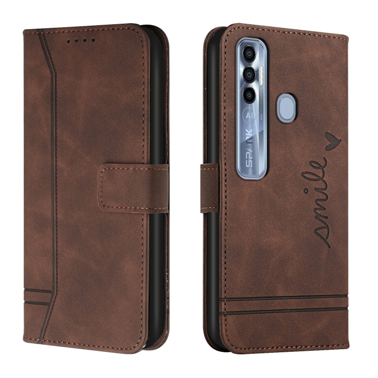 For Tecno Spark 7 Pro Retro Skin Feel Horizontal Flip Soft TPU + PU Leather Phone Case