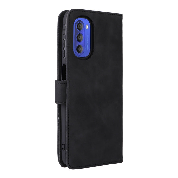 For Motorola Moto G51 5G Skin Feel Magnetic Flip Leather Phone Case