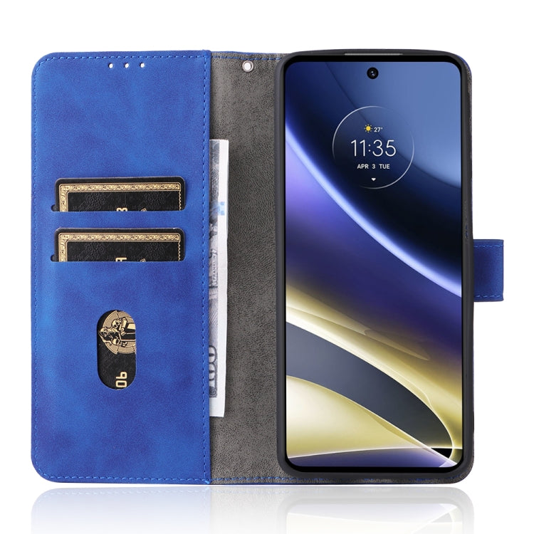 For Motorola Moto G51 5G Skin Feel Magnetic Flip Leather Phone Case