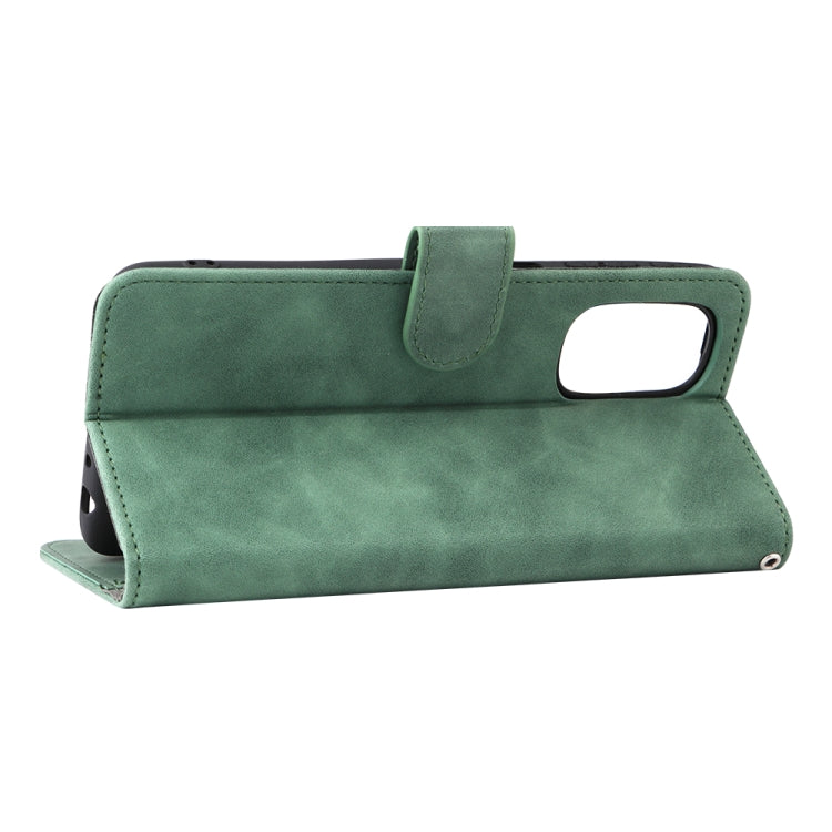 For Motorola Moto G51 5G Skin Feel Magnetic Flip Leather Phone Case