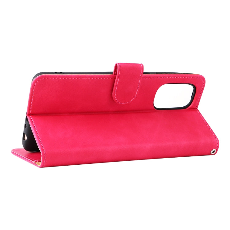 For Motorola Moto G51 5G Skin Feel Magnetic Flip Leather Phone Case