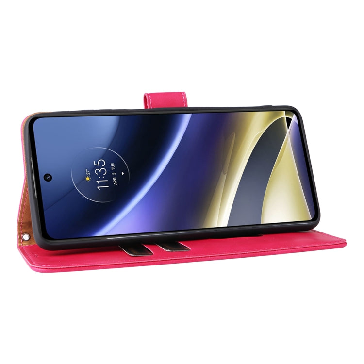 For Motorola Moto G51 5G Skin Feel Magnetic Flip Leather Phone Case