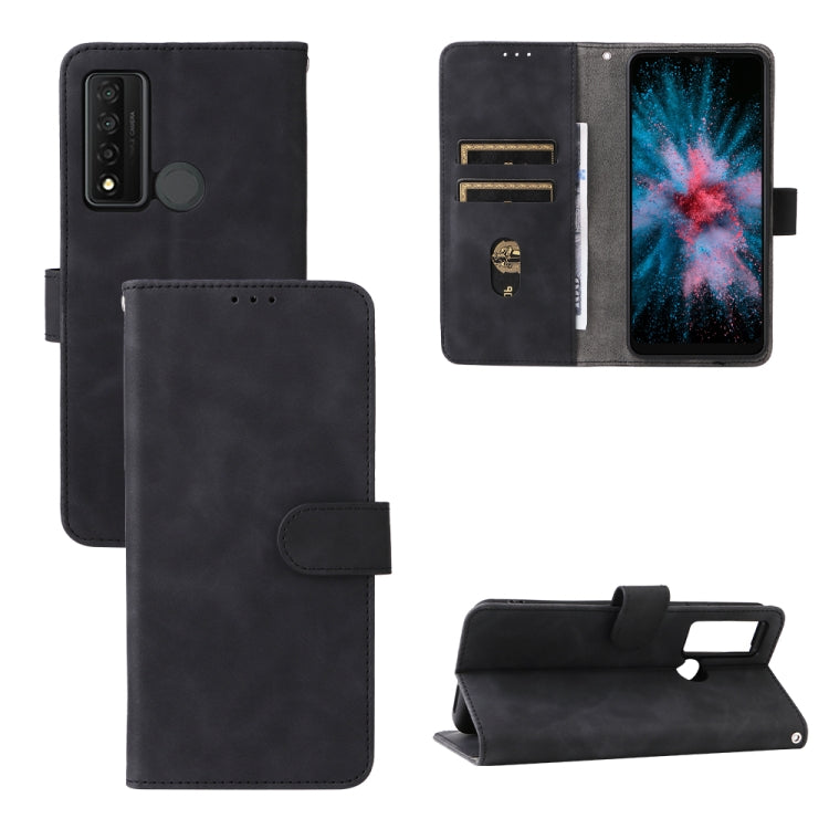 For TCL 20 XE Skin Feel Magnetic Flip Leather Phone Case