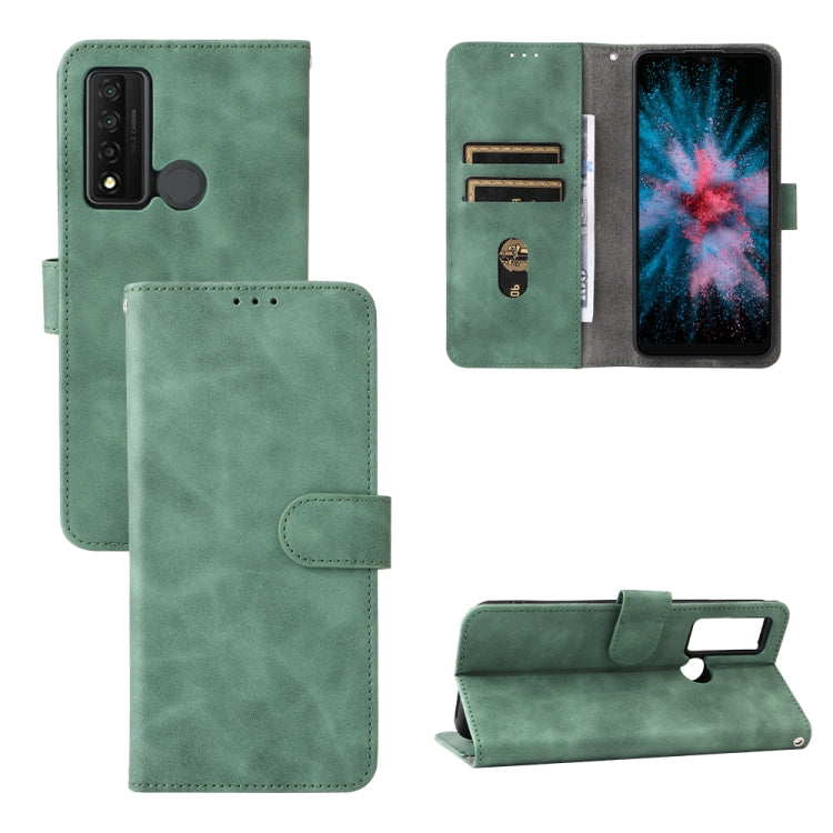 For TCL 20 XE Skin Feel Magnetic Flip Leather Phone Case