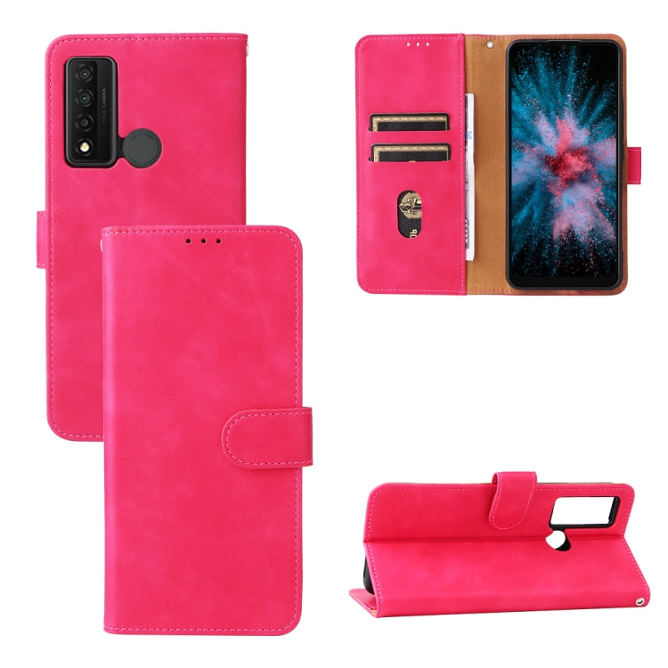 For TCL 20 XE Skin Feel Magnetic Flip Leather Phone Case
