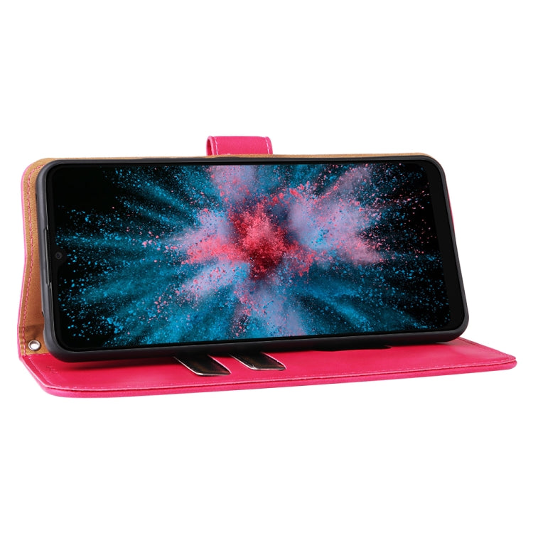 For TCL 20 XE Skin Feel Magnetic Flip Leather Phone Case