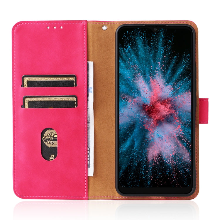 For TCL 20 XE Skin Feel Magnetic Flip Leather Phone Case
