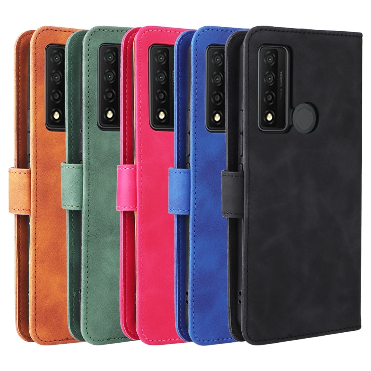 For TCL 20 XE Skin Feel Magnetic Flip Leather Phone Case