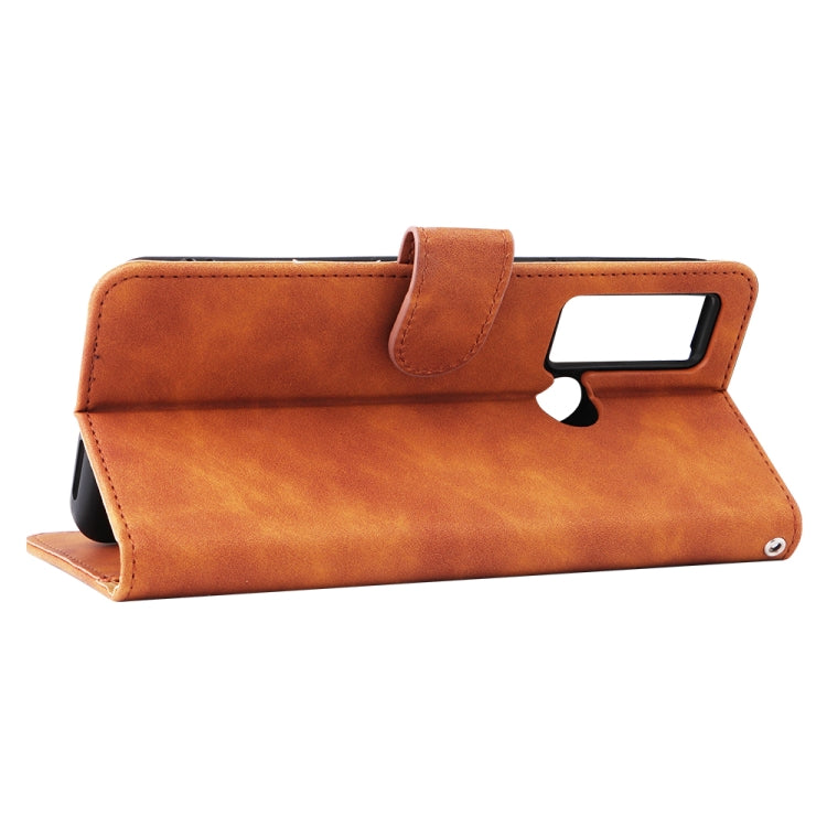 For TCL 20 XE Skin Feel Magnetic Flip Leather Phone Case
