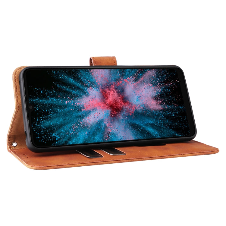 For TCL 20 XE Skin Feel Magnetic Flip Leather Phone Case