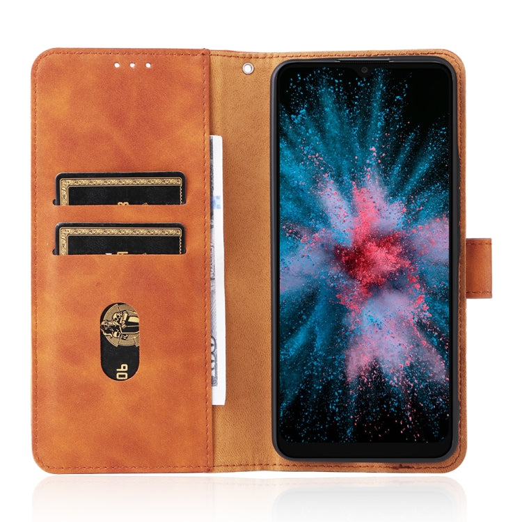 For TCL 20 XE Skin Feel Magnetic Flip Leather Phone Case