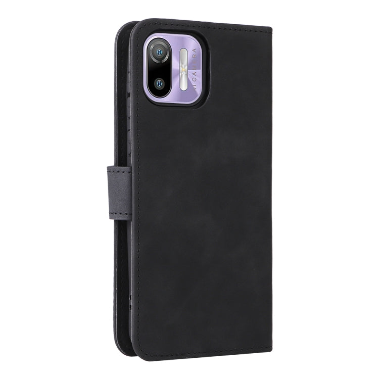 For Ulefone Note 6 Skin Feel Magnetic Flip Leather Phone Case