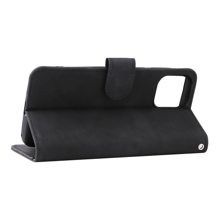For Ulefone Note 6 Skin Feel Magnetic Flip Leather Phone Case
