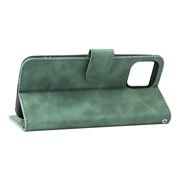 For Ulefone Note 6 Skin Feel Magnetic Flip Leather Phone Case