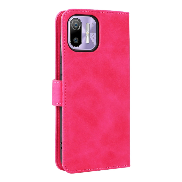 For Ulefone Note 6 Skin Feel Magnetic Flip Leather Phone Case