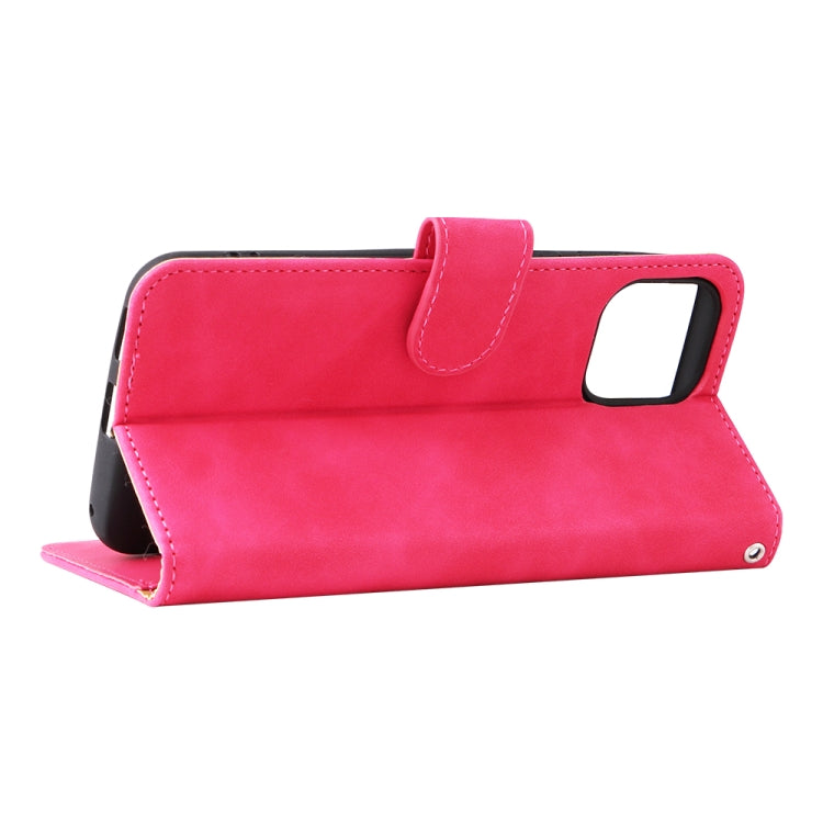 For Ulefone Note 6 Skin Feel Magnetic Flip Leather Phone Case