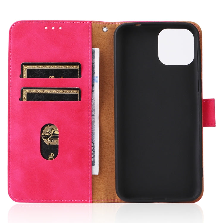For Ulefone Note 6 Skin Feel Magnetic Flip Leather Phone Case