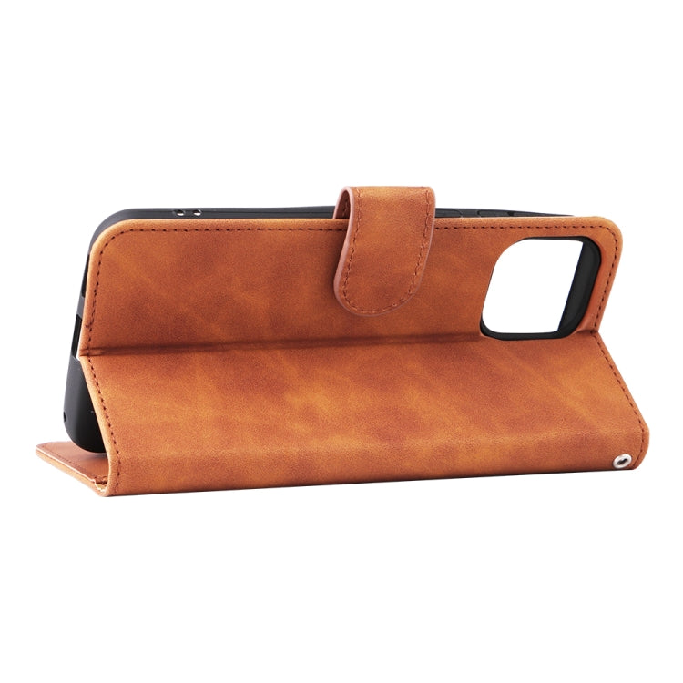 For Ulefone Note 6 Skin Feel Magnetic Flip Leather Phone Case