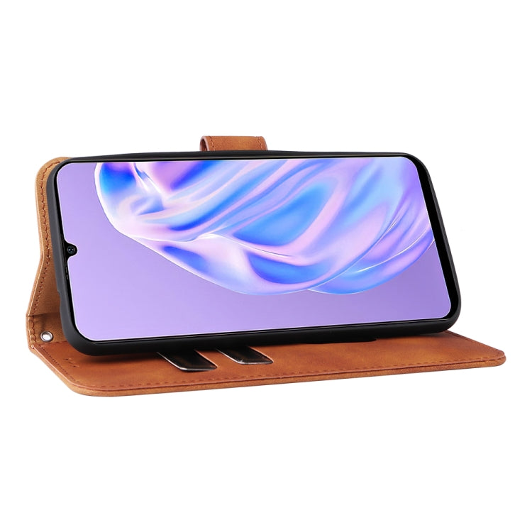 For Ulefone Note 6 Skin Feel Magnetic Flip Leather Phone Case