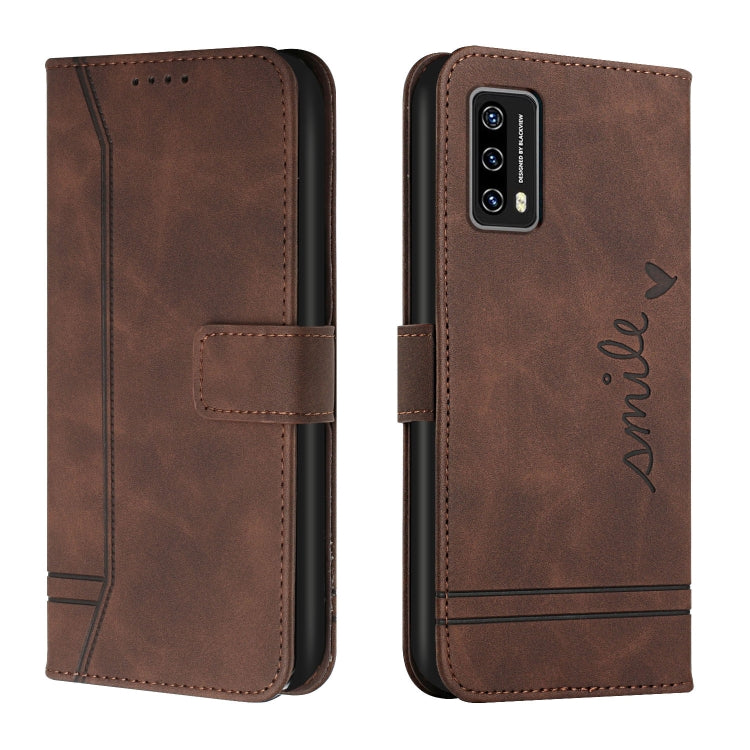 For Blackview A90 Retro Skin Feel Horizontal Flip Soft TPU + PU Leather Phone Case