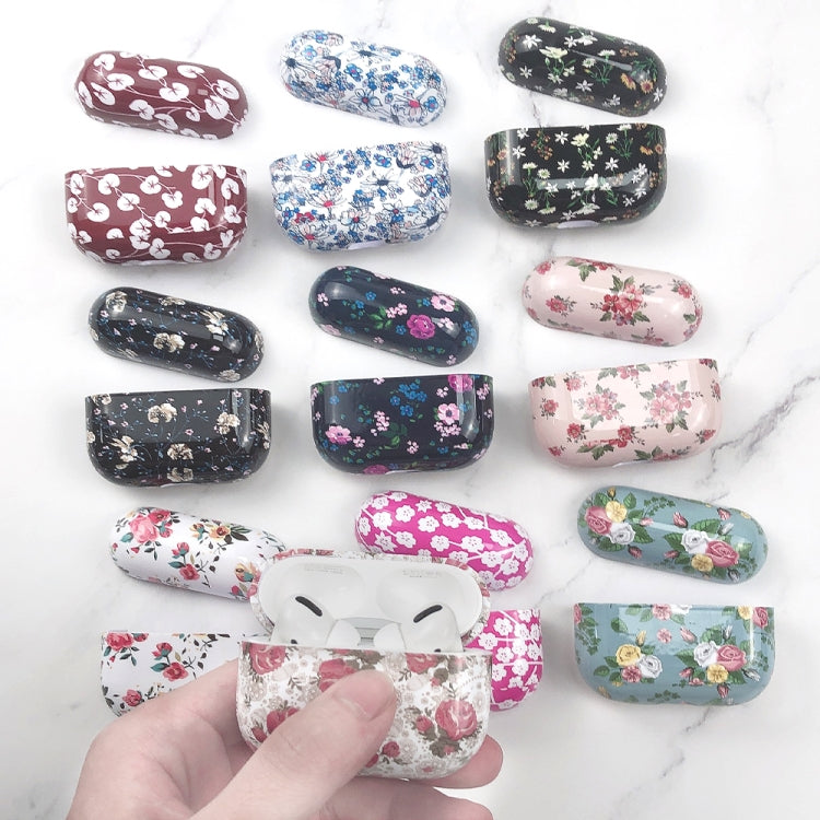 For AirPods Pro Floral Pattern Wireless Earphone Protective Case