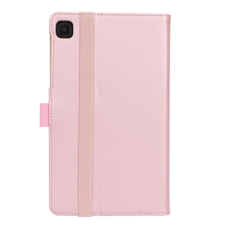 For Samsung Galaxy Tab A7 Lite 8.7 SM-T220 / SM-T225 / SM-T227 Retro Texture PU Leather Tablet Case with 2 Card Slots & Hand Strap