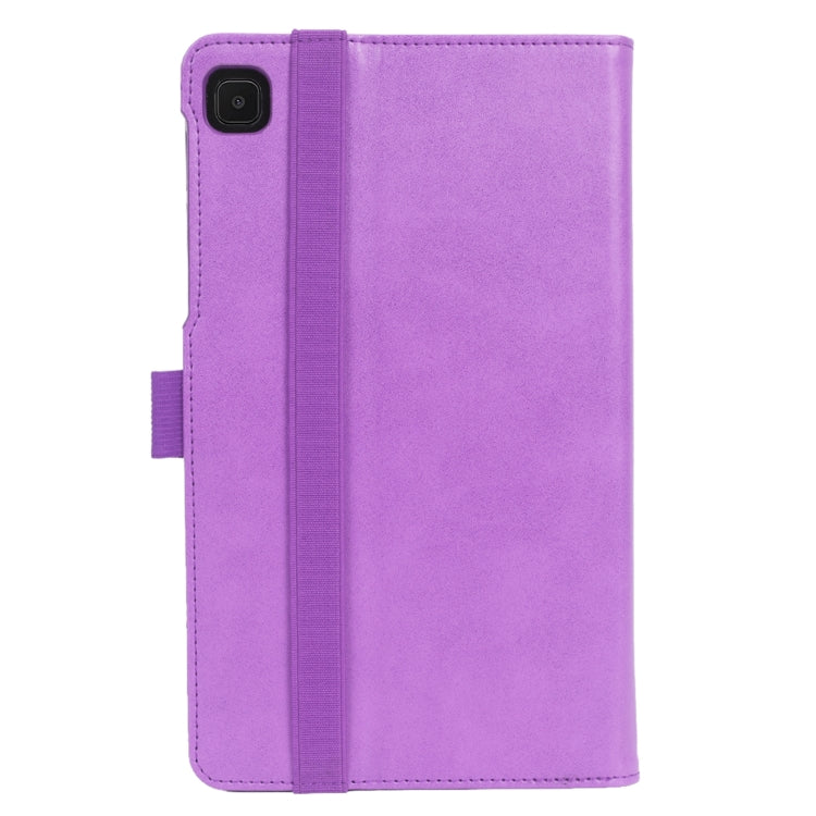 For Samsung Galaxy Tab A7 Lite 8.7 SM-T220 / SM-T225 / SM-T227 Retro Texture PU Leather Tablet Case with 2 Card Slots & Hand Strap