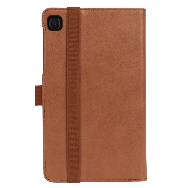 For Samsung Galaxy Tab A7 Lite 8.7 SM-T220 / SM-T225 / SM-T227 Retro Texture PU Leather Tablet Case with 2 Card Slots & Hand Strap