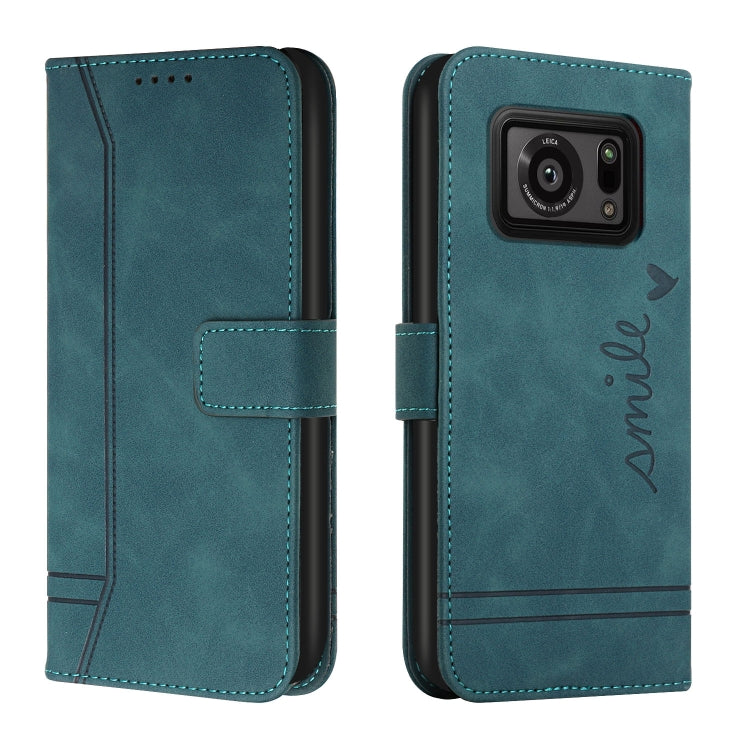 For Sharp Aquos R6 Retro Skin Feel Horizontal Flip Soft TPU + PU Leather Phone Case