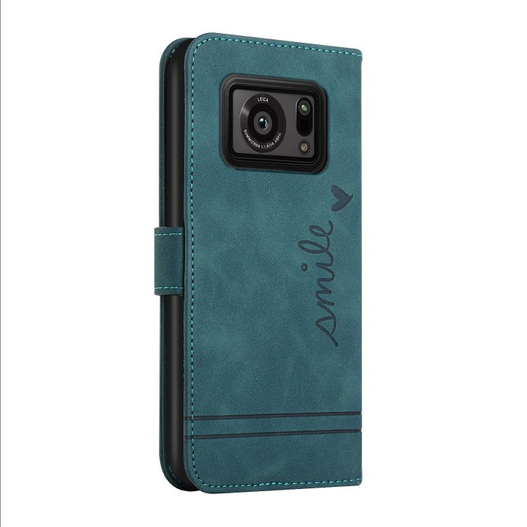For Sharp Aquos R6 Retro Skin Feel Horizontal Flip Soft TPU + PU Leather Phone Case